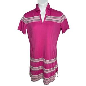 Cracked Wheat Tennis Dress‎ Womens Size L Large Short Sleeve Stretch